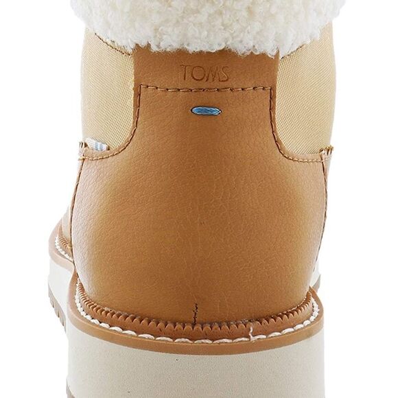 NEW Women's TOMS Mesa Ankle Bootie Desert Tan Suede/Leather 10 - Picture 4 of 7